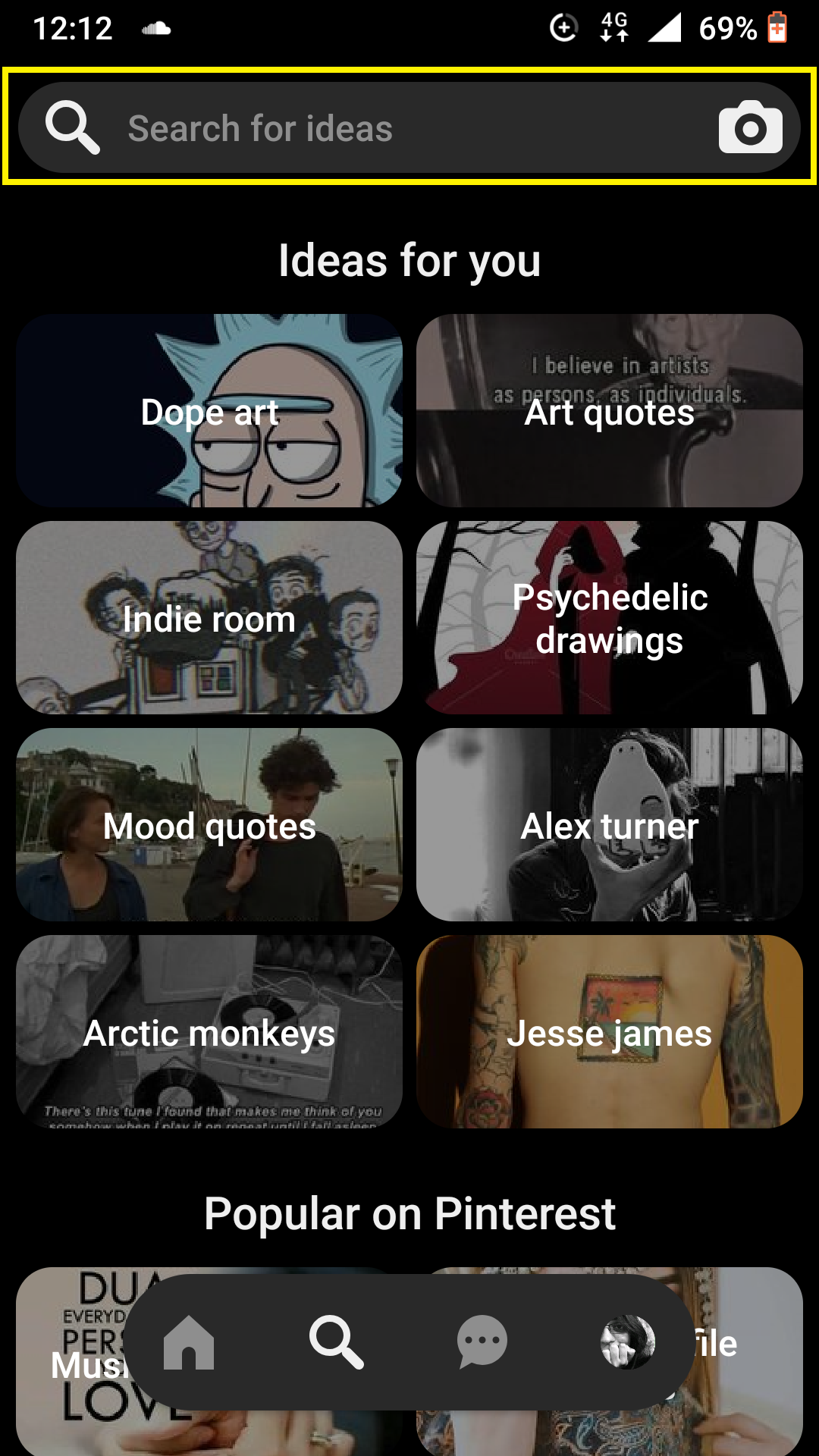 How to Clear Your Pinterest Search History