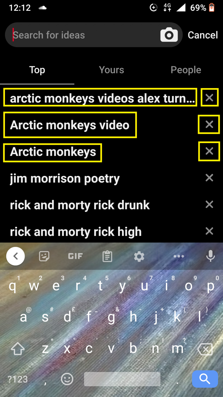 How to Clear Your Pinterest Search History