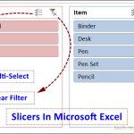 Slicers Microsoft Excel – Main
