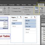 Slicers Microsoft Excel – Pivot Table