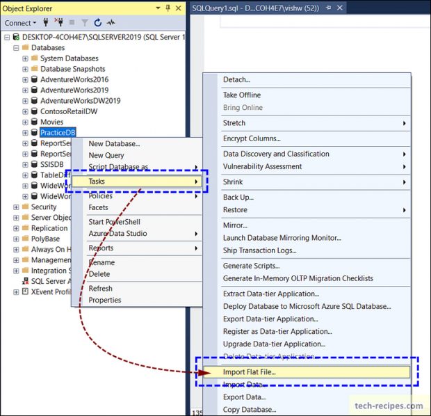 Import Flat File Data SQL Server_1