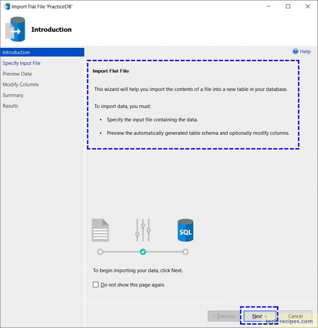 Import Flat File Data SQL Server_2