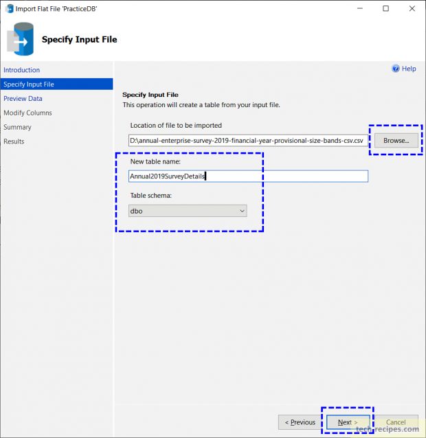 Import Flat File Data SQL Server_3