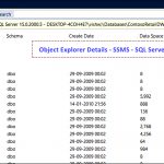 Object Explorer Details – SSMS – SQL Server_1