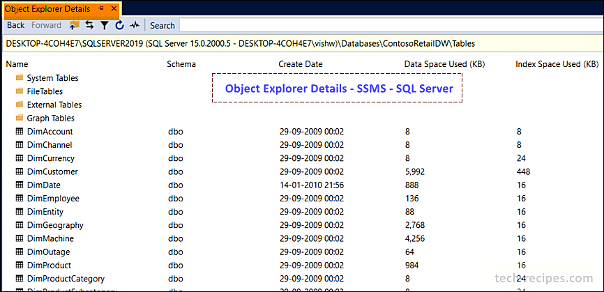 Drag Column Names to Query Window - SSMS - SQL Server