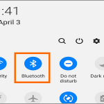 Android Quick Settings Bluetooth
