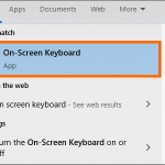 Windows On Screen Keyboard App