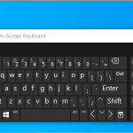 Windows On Screen Keyboard App Opened