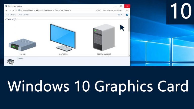 How to Check Graphics Card Configuration on Windows 10