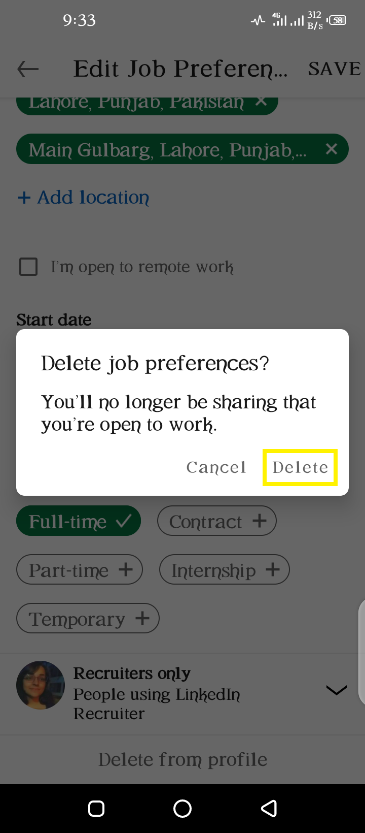 How to Turn Off Open to Work Feature on LinkedIn