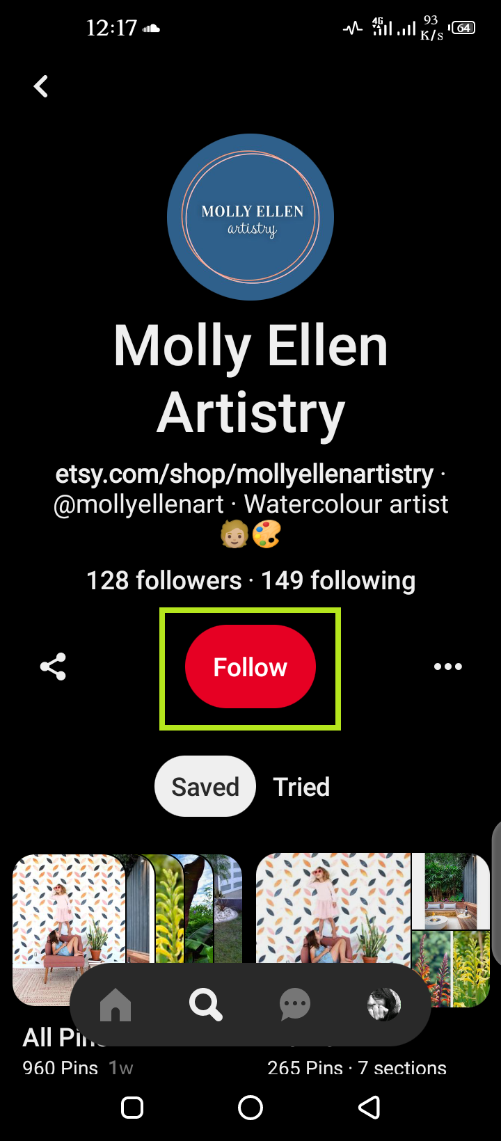how to add friends in pinterest