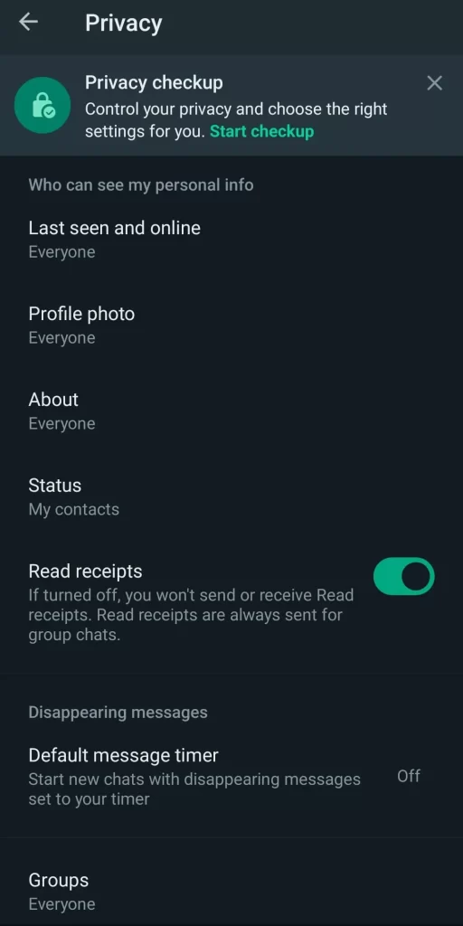 Customize Settings on WhatsApp - Overview