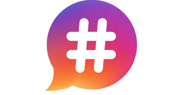 Insta hashtag icon