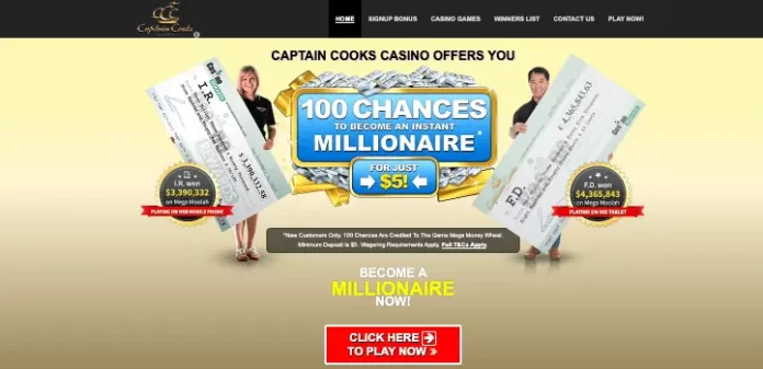 captain cooks casino canada