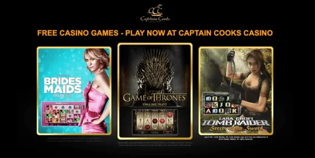 captain cooks casino free games