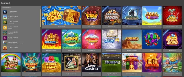 Luxury Online Casino Games Library