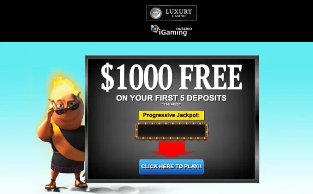 Luxury Casino Welcome Bonus