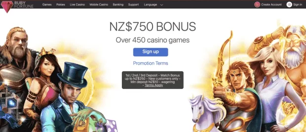 ruby fortune online casino nz