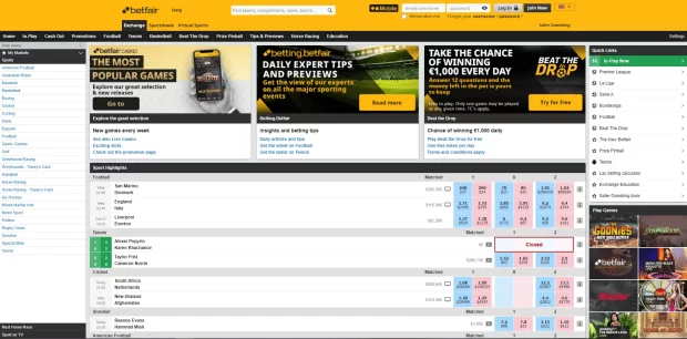 Betfair Exchange