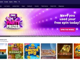 Party Casino Home Page