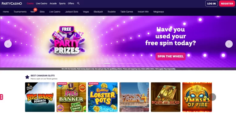 Get Lucky at Party Casino Canada with Their Jaw-Dropping $1.000 Bonus!