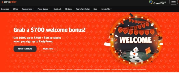 Party Casino Party Poker Welcome Bonus