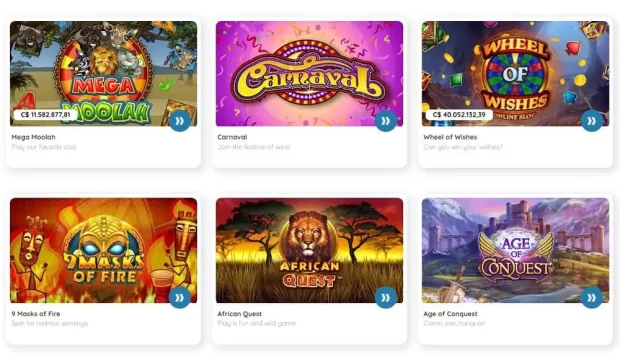 Royal Vegas Casino Game Selection