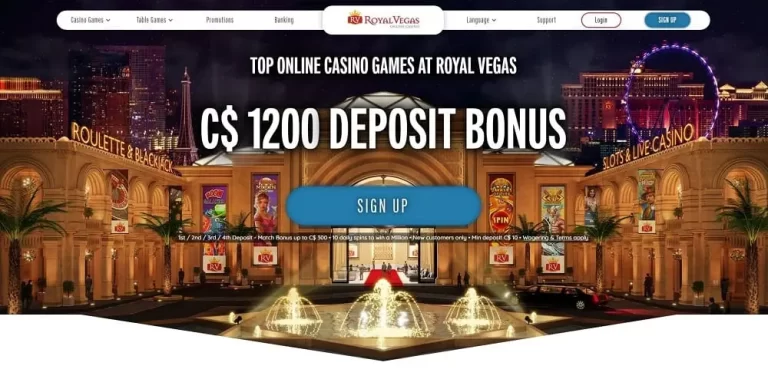 Royal Vegas Casino Canada Review – Claim A C$1200 Bonus!