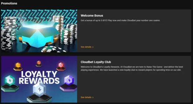 Cloudbet Promotions