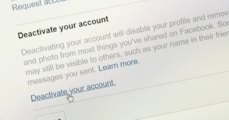 How to Deactivate Your Facebook Profile