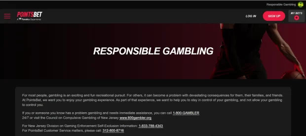 Responsible gambling
