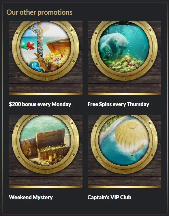 Tortuga Casino Canada Other Promotions