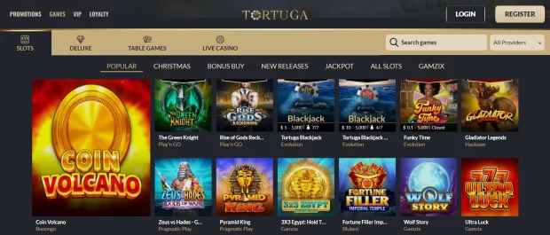 Tortuga Casino Canada Slot Games
