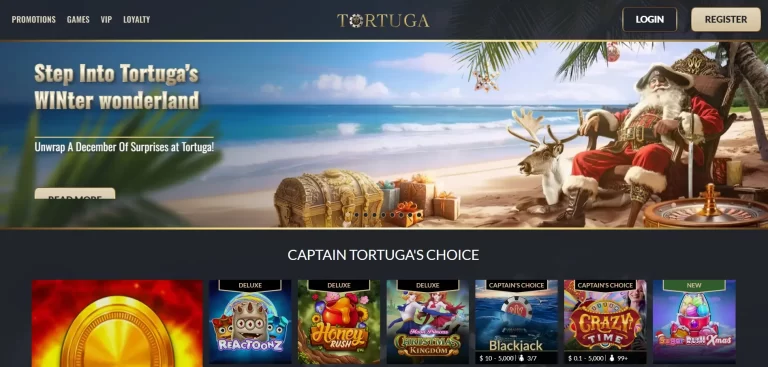 Fantastic Welcome Bonus at Tortuga Casino Canada – Get Up To $1,600 now!