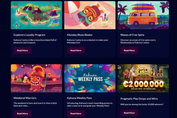 Kahuna Casino Promotions