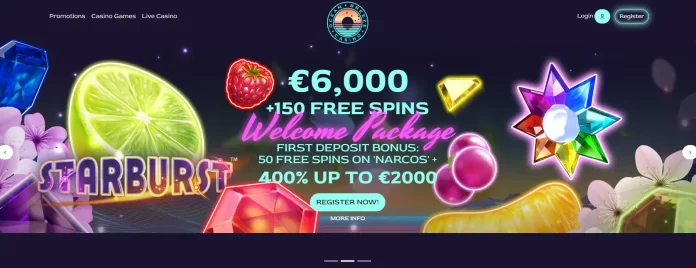 Ocean Breeze Casino Home page