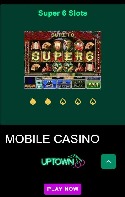 Uptown Pokies Website Layout and Mobile Responsiveness Review