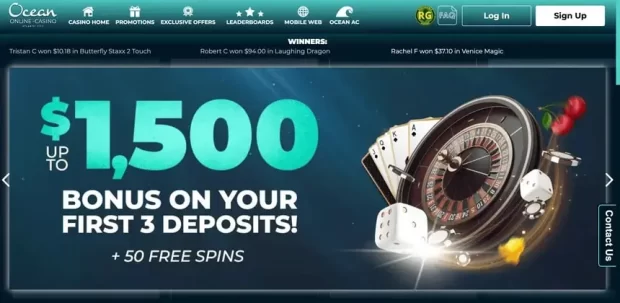 Ocean Casino Welcome Bonus
