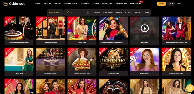 Goldenbet Live Casino