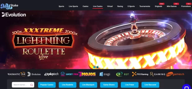 MyStake Live Casino