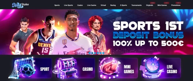 MyStake Sports Welcome bonus