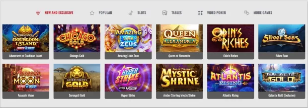 Platinum Play Casino Exclusive Games