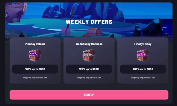 Seven Casino Weekly promos