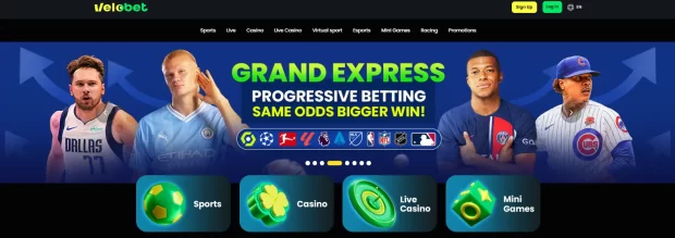 Velobet Grand Express Betting