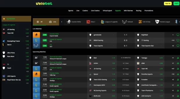 Velobet eSports