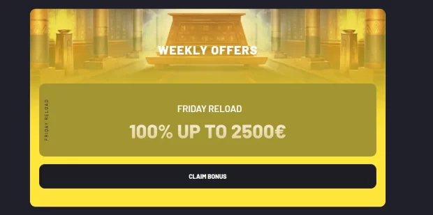 Winstler Casino Weekly Bonus