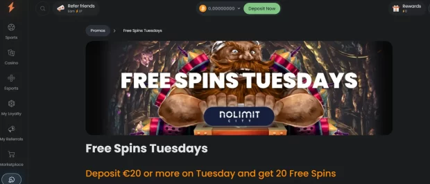 Cloudbet Free Spins