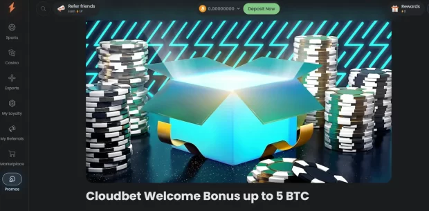 Cloudbet Welcome Bonus