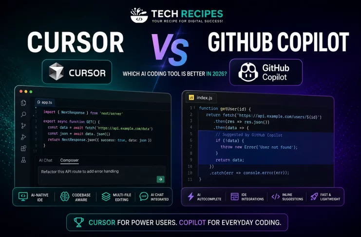 Compare Cursor vs GitHub Copilot