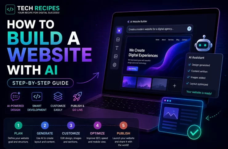 how to build a website with AI